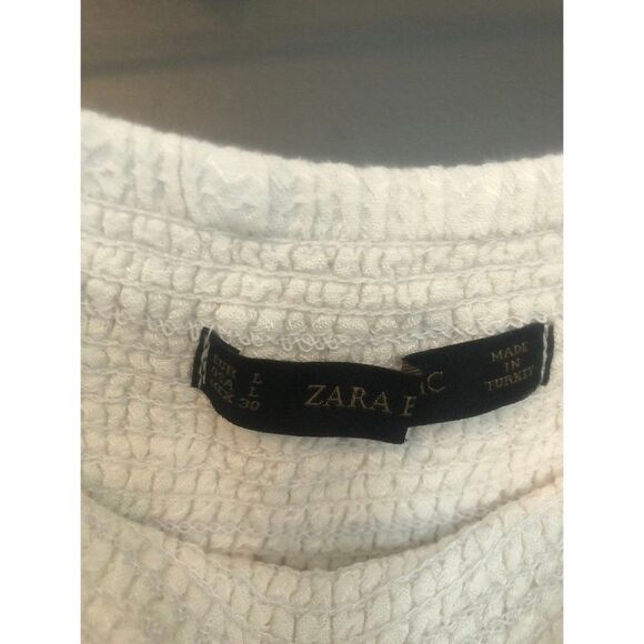 Zara womens size large white peasant boho Skirt - Picture 3 of 5